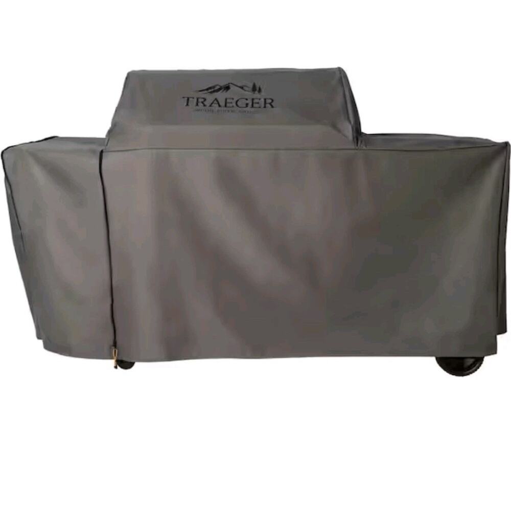 Traeger Woodridge Pro & Elite Pellet Grills BAC775 Full Length Grill Cover Gray